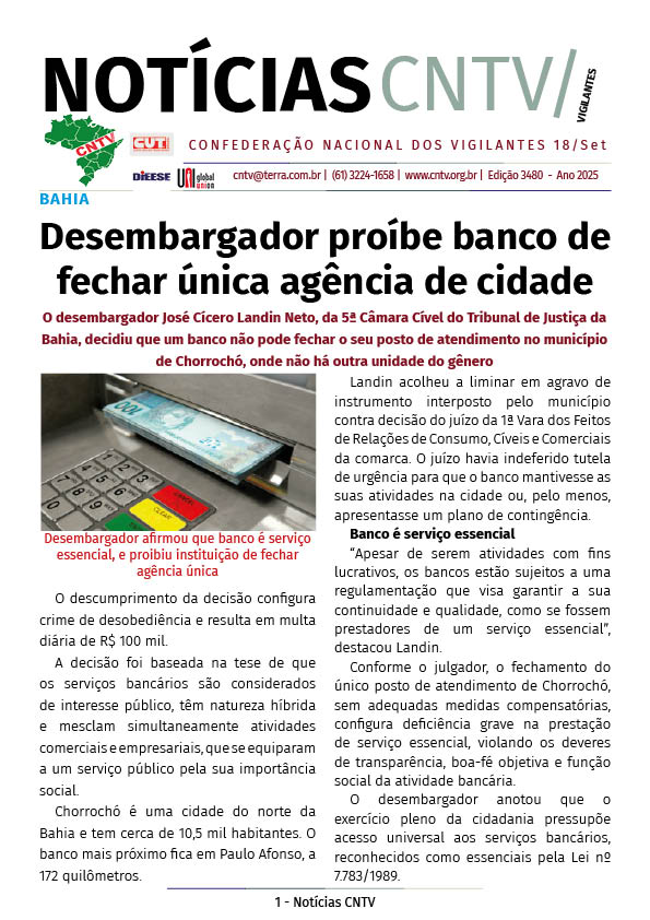 Boletim eletrônico 18/09/2025