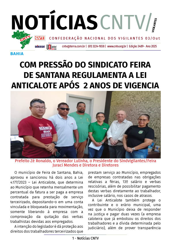 Boletim eletrônico 03/10/2025