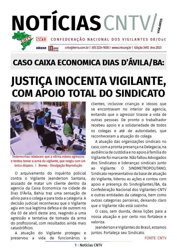 Boletim eletrônico 08/10/2025