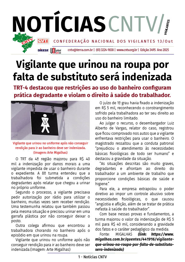 Boletim eletrônico 13/10/2025