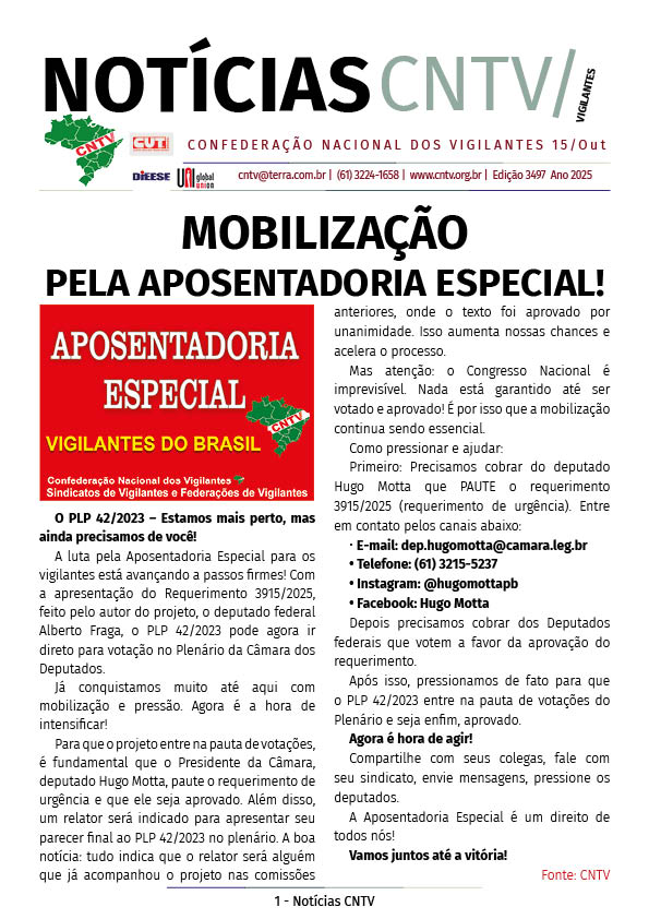 Boletim eletrônico 15/10/2025