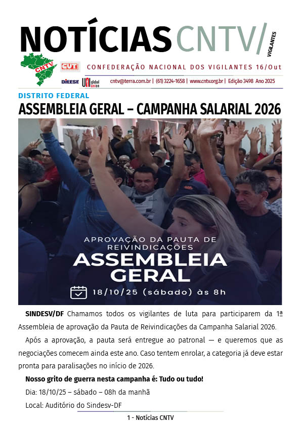 Boletim eletrônico 16/10/2025
