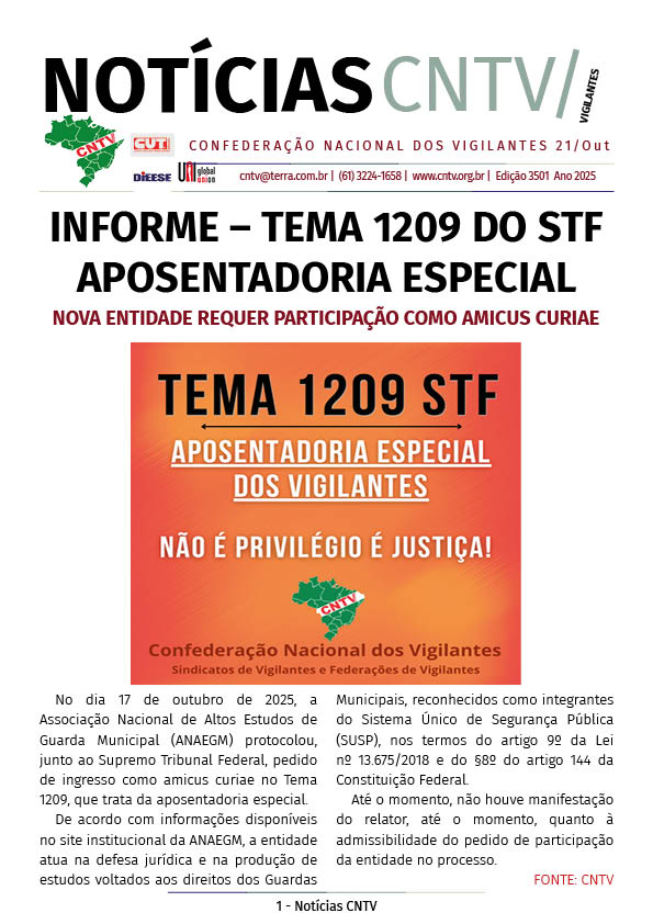 Boletim eletrônico 21/10/2025