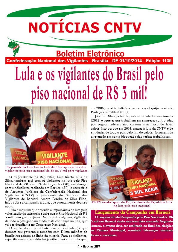 Boletim eletrônico 01/10/2014