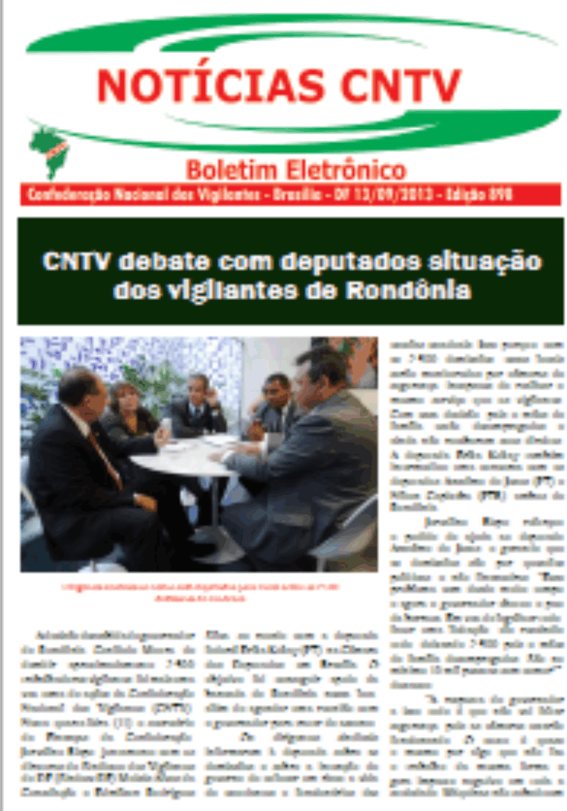 Boletim eletrônico da CNTV 13/09