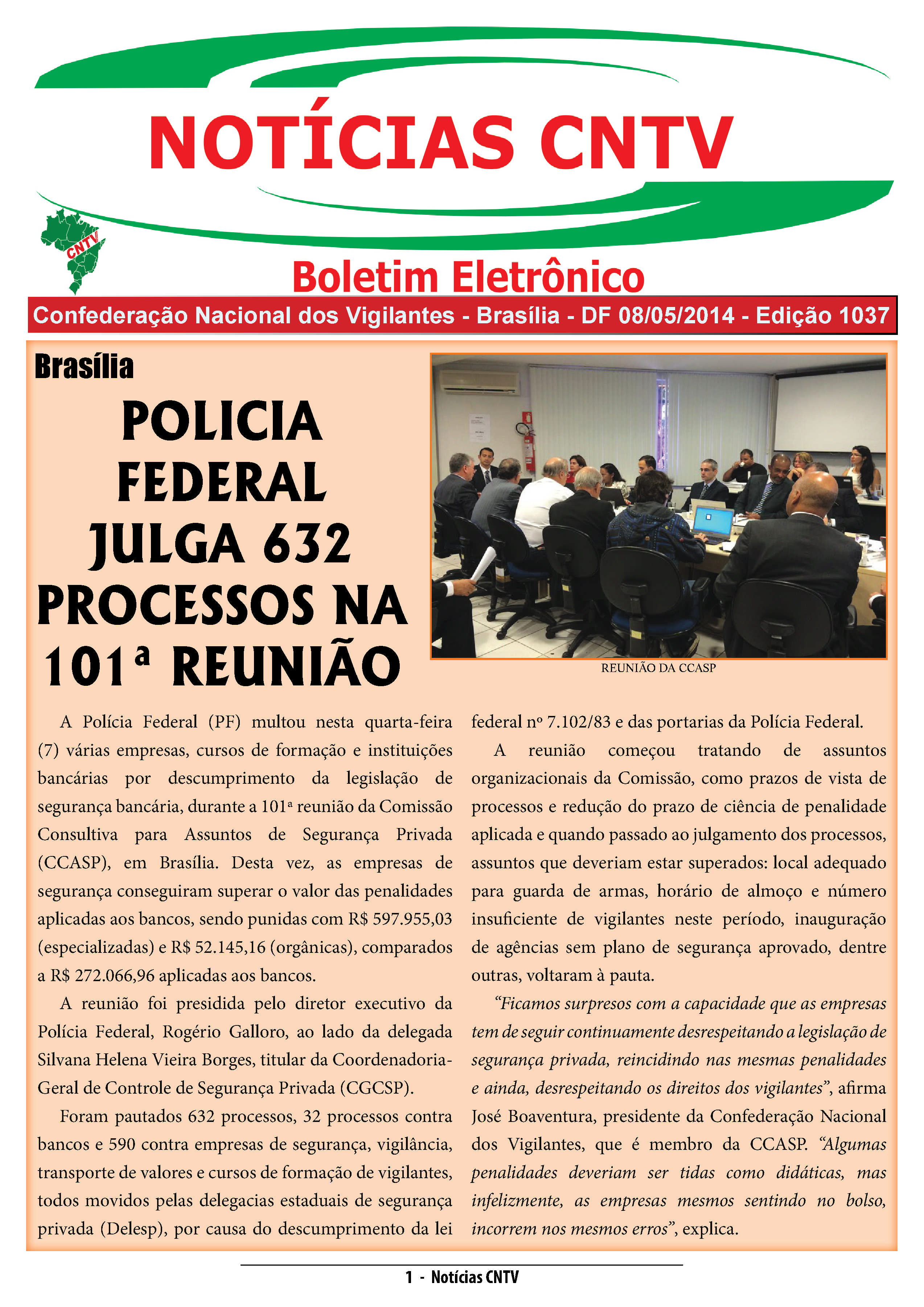 Boletim Eletrônico 08/05/2014