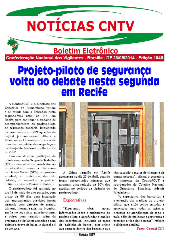 Boletim Eletrônico 23/05/2014