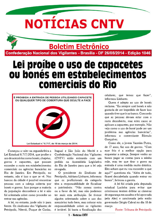 Boletim Eletrônico 26/05/2014