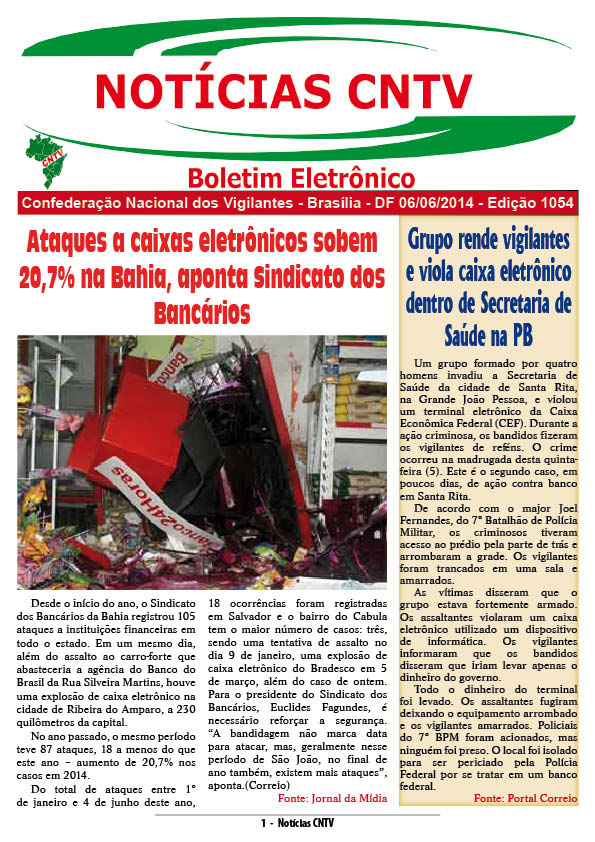 Boletim eletrônico 06/06/2014