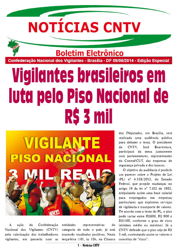 Boletim eletrônico 09/06/2014 - Especial