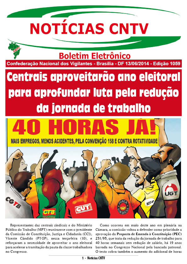 Boletim eletrônico 13/06/2014