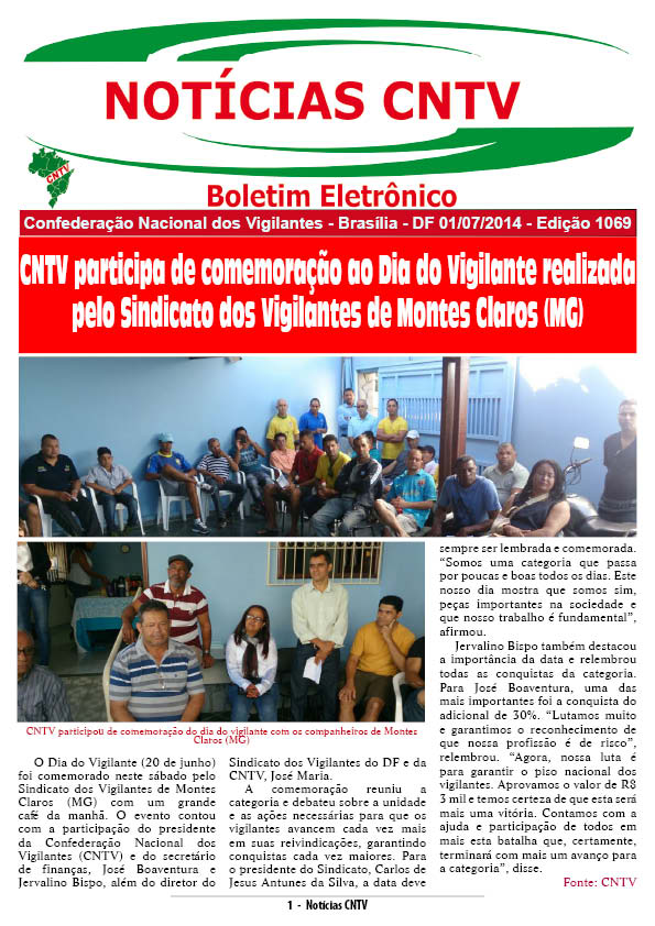 Boletim eletrônico 01/07/2014