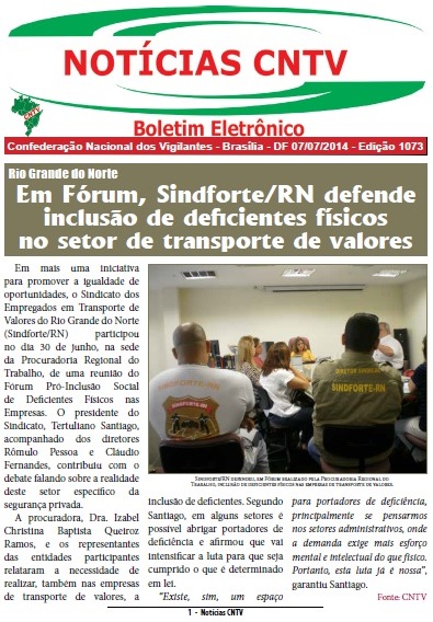 Boletim Eletrônico 07/07/2014