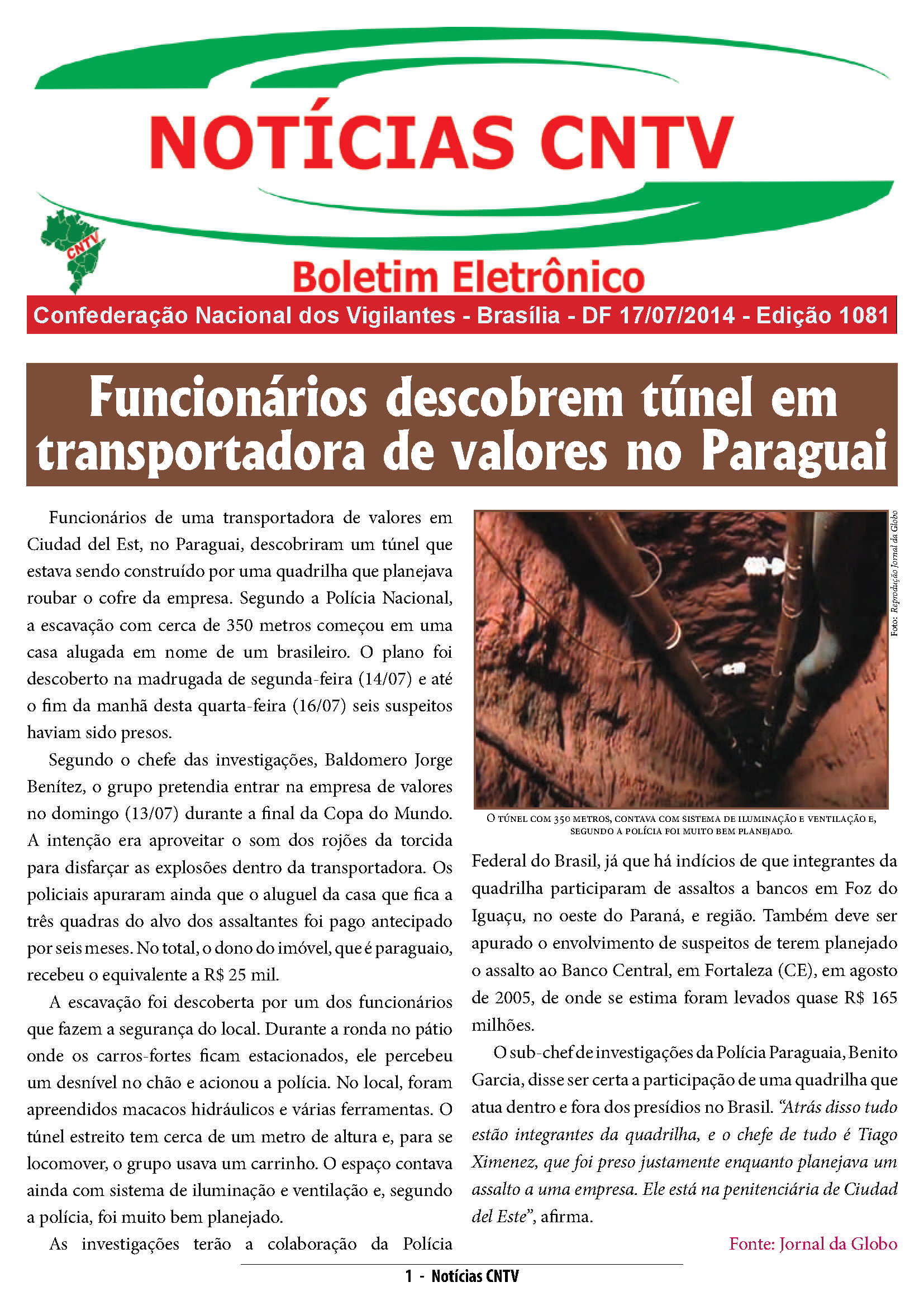 Boletim eletrônico 17/07/2014