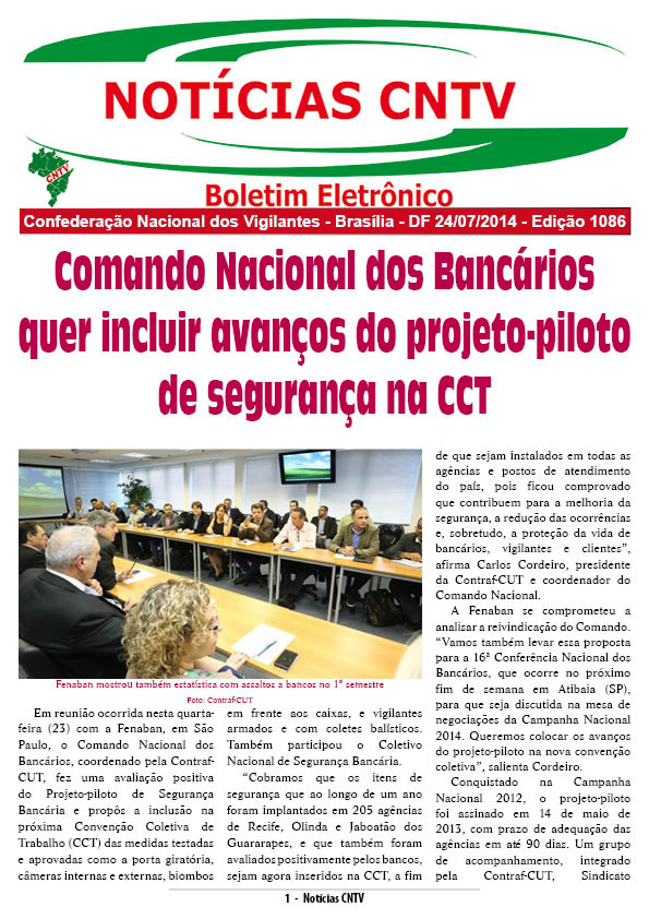 Boletim eletrônico 24/06/2014