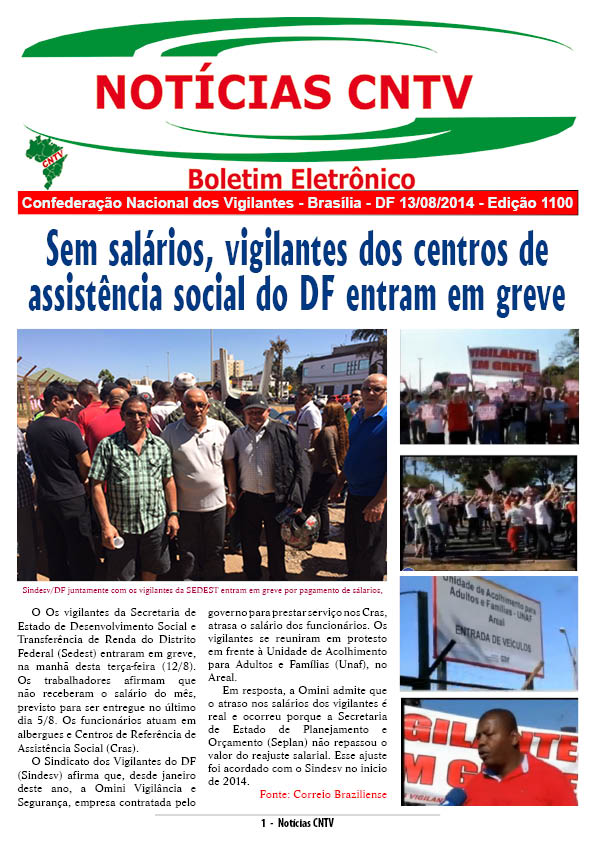 Boletim eletrônico 13/08/2014