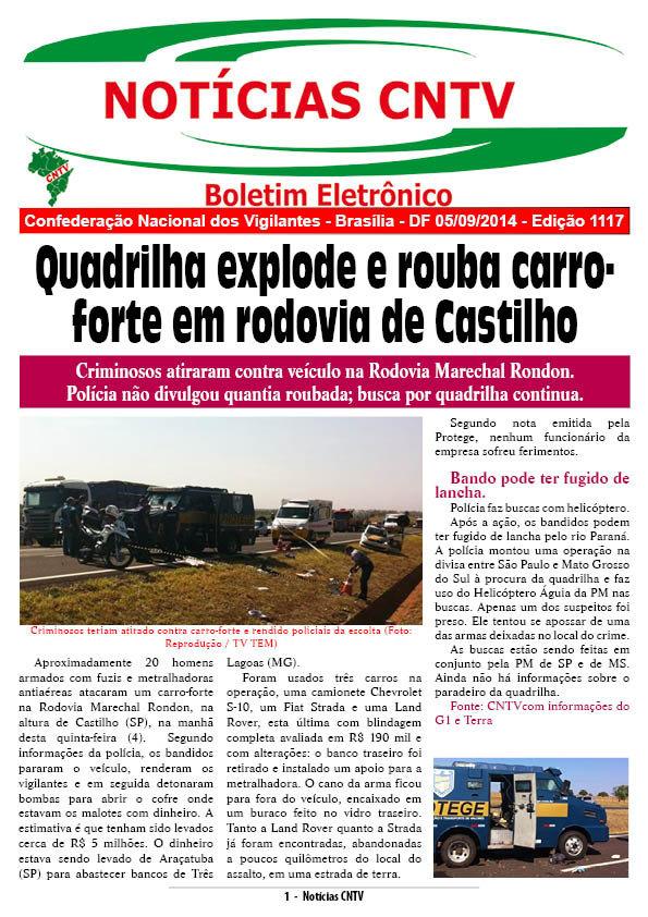 Boletim eletrônico 05/09/2014