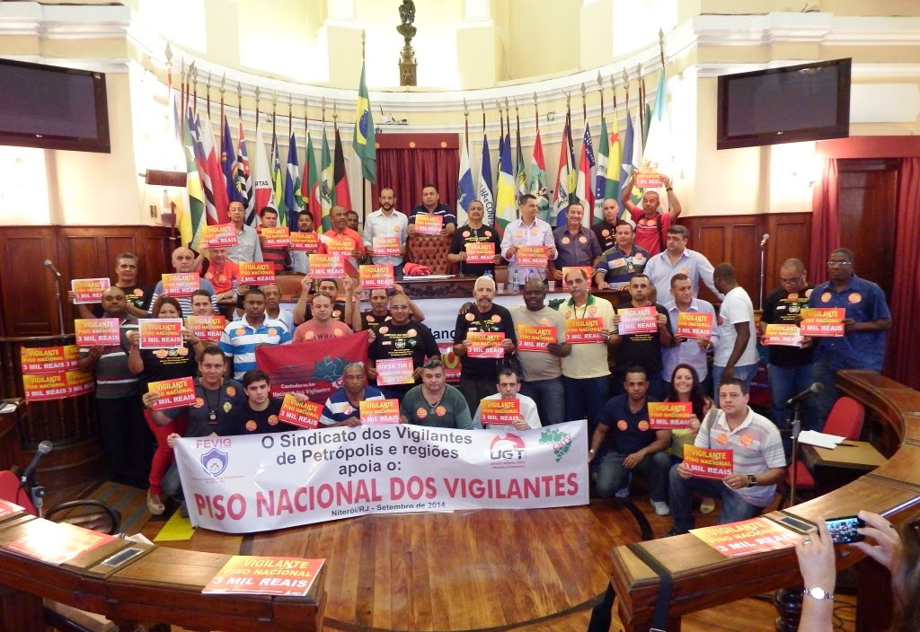 Vigilantes lançam campanha pelo Piso Nacional de R$ 3.000 no Estado do Rio