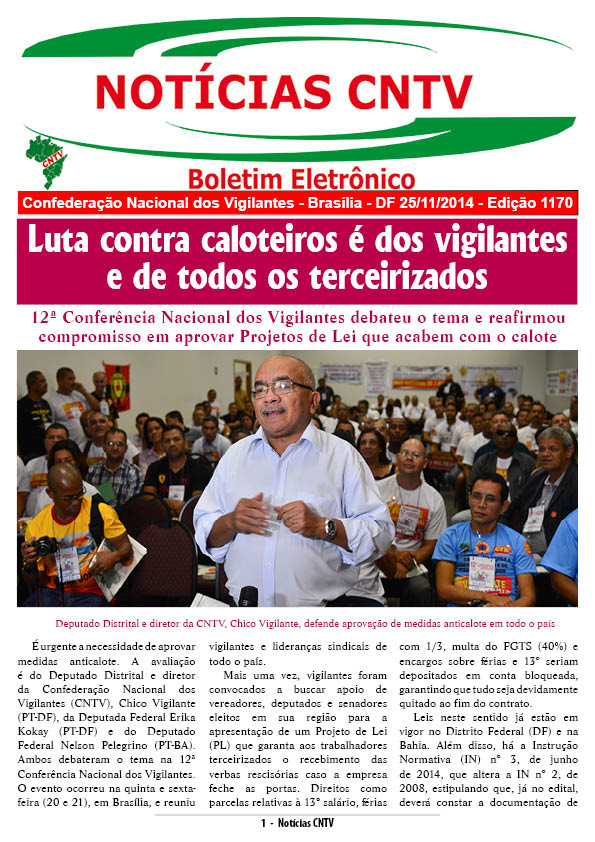 Boletim eletrônico 25/11/2014