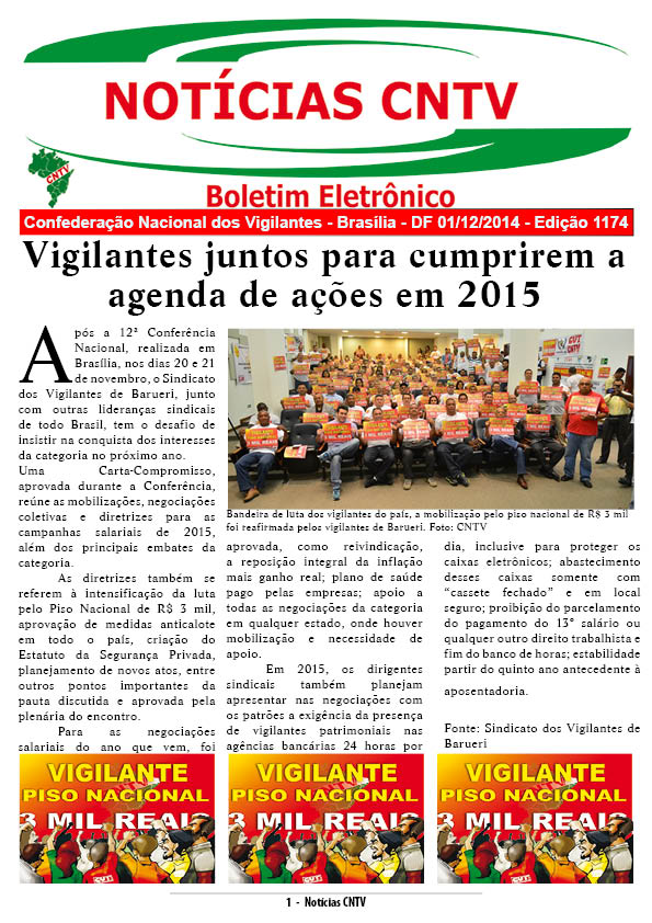 Boletim eletrônico 01/12/2014