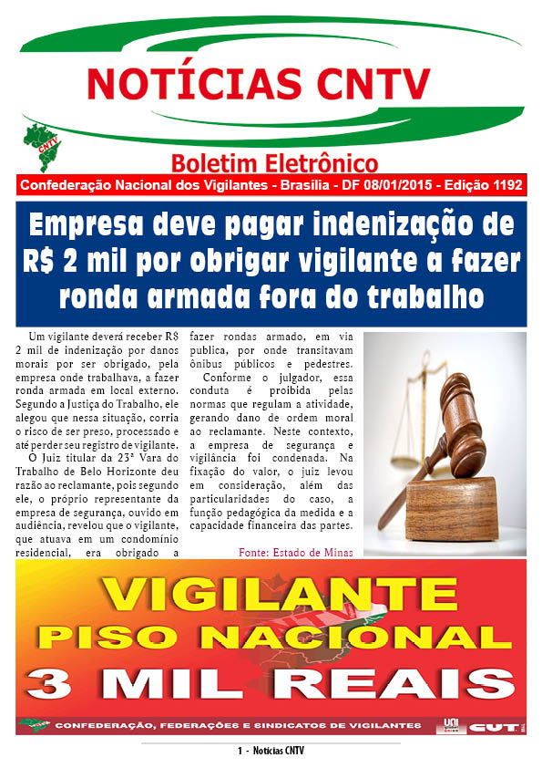 Boletim Eletrônico 08/01/2015