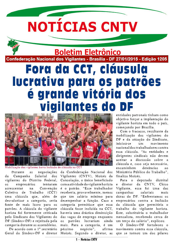 Boletim Eletrônico 27/01/2015