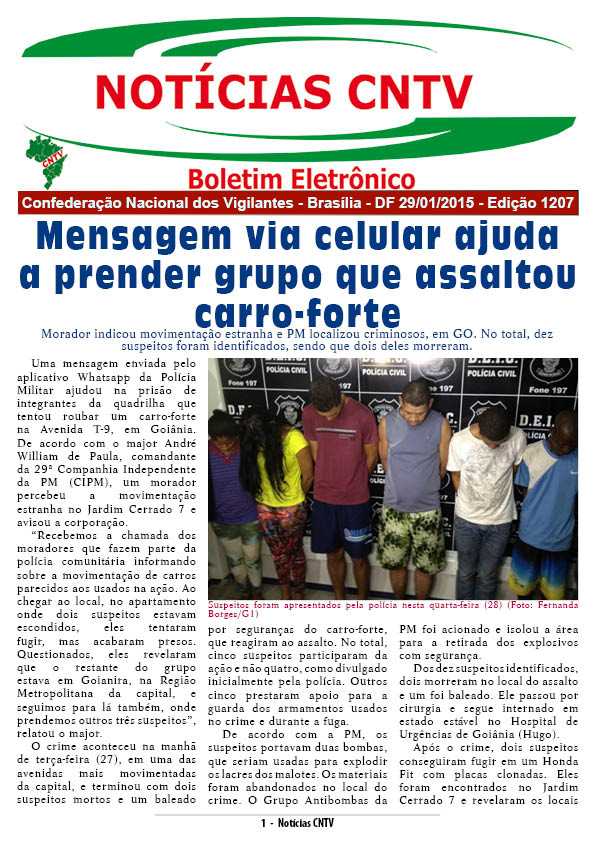 Boletim Eletrônico 29/01/2015