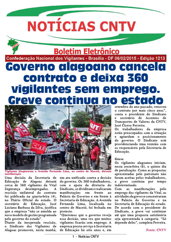 Boletim Eletrônico 06/02/2015