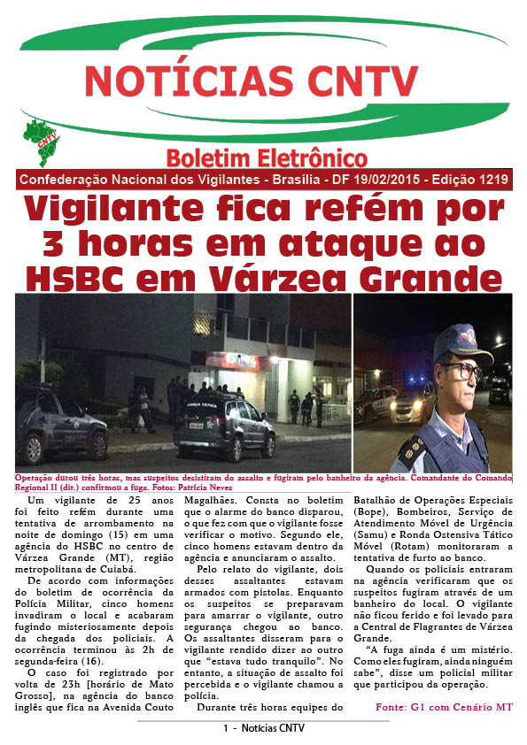 Boletim Eletrônico 19/02/2015