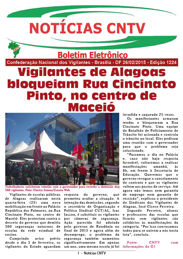 Boletim Eletrônico 26/02/2015