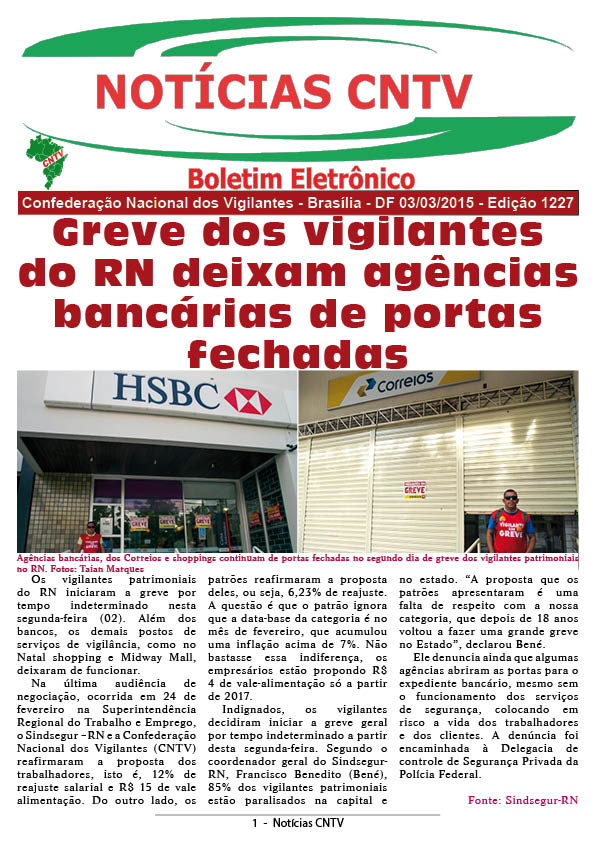 Boletim Eletrônico 03/03/2015