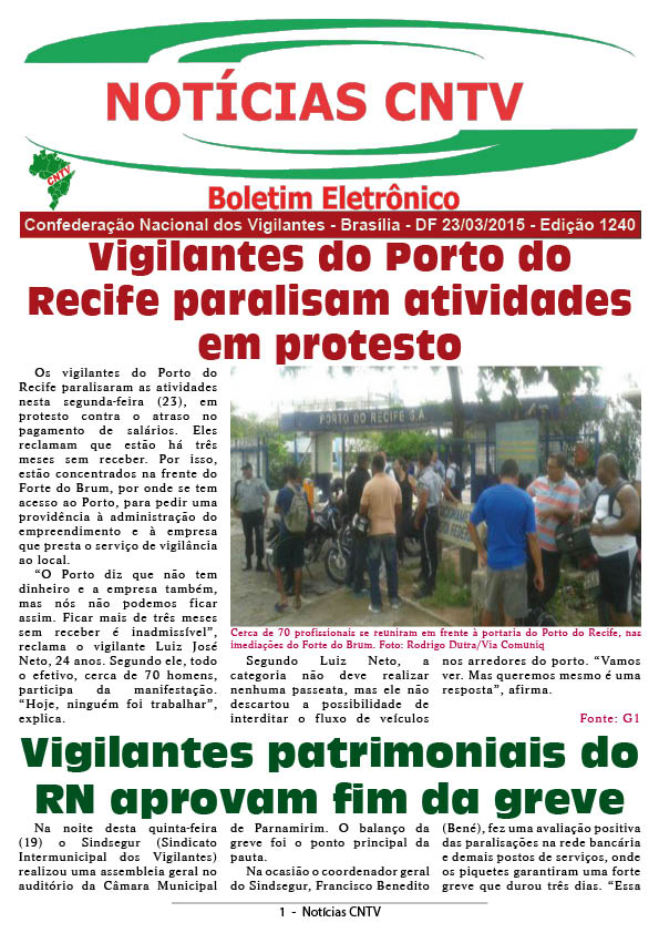 Boletim Eletrônico 23/03/2015