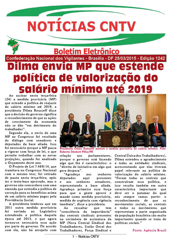 Boletim Eletrônico 25/03/2015
