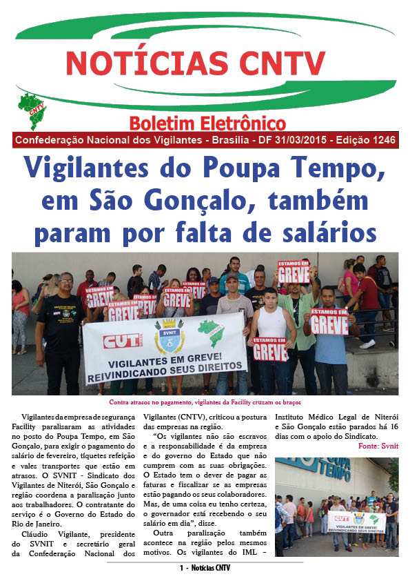 Boletim Eletrônico 31/03/2015