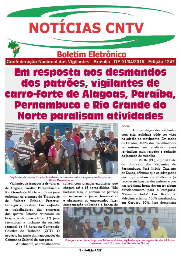 Boletim Eletrônico 01/04/2015