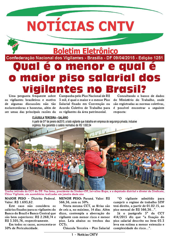 Boletim Eletrônico 09/04/2015