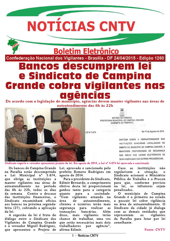 Boletim Eletrônico 24/04/2015