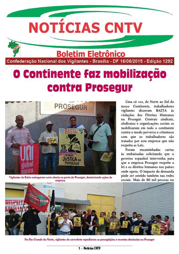 Boletim eletrônico 16/06/2015