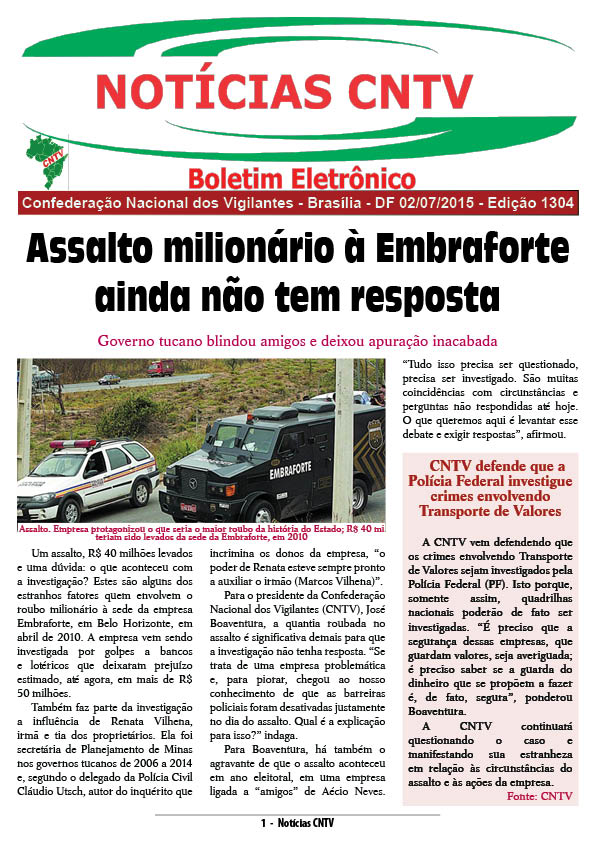Boletim eletrônico 02/07/2015
