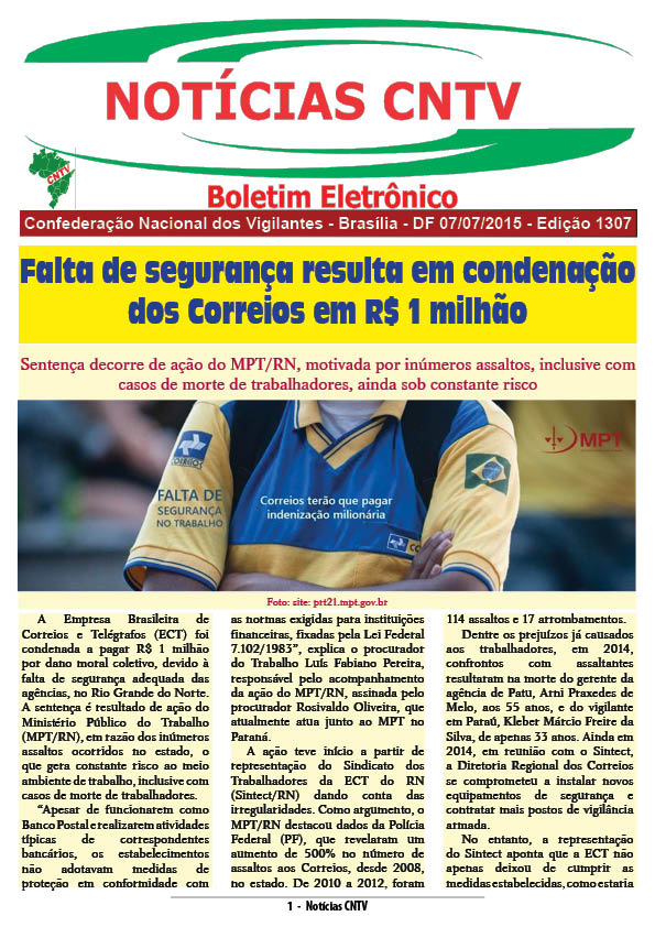 Boletim eletrônico 07/07/2015