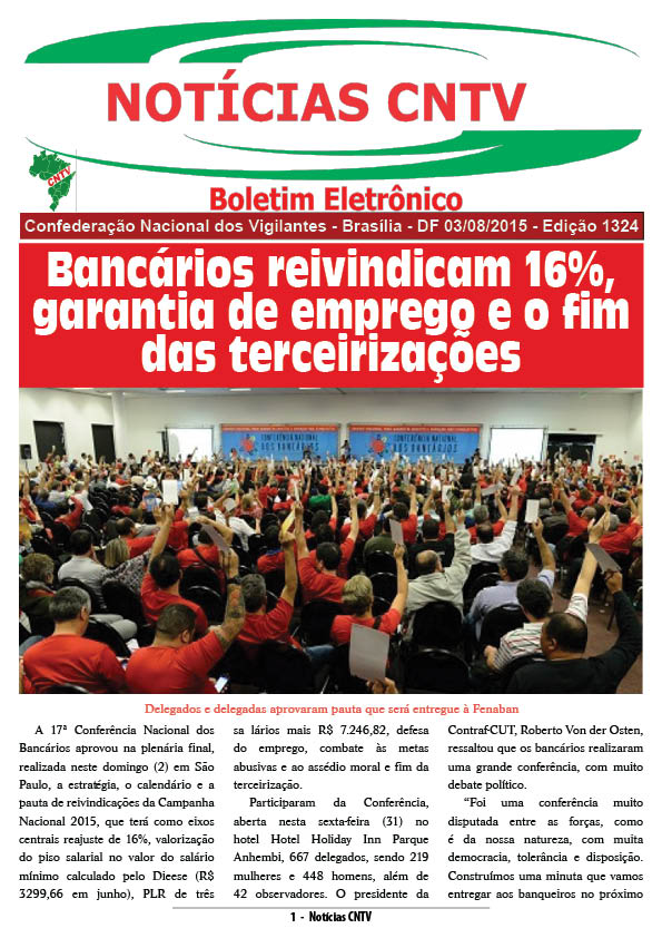 Boletim eletrônico 03/08/2015