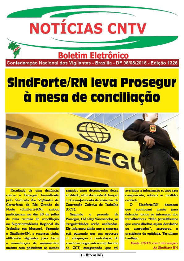 Boletim eletrônico 05/08/2015
