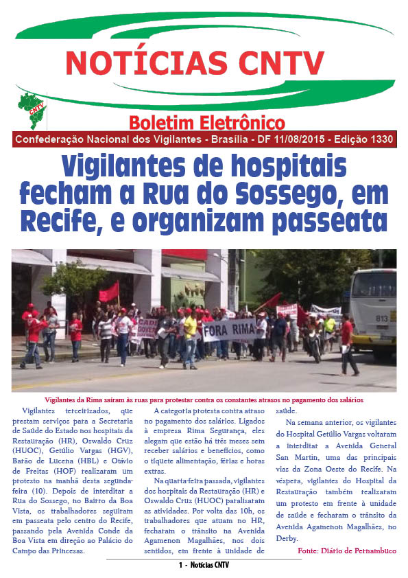 Boletim eletrônico 11/08/2015