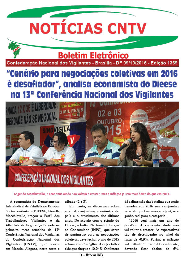 Boletim eletrônico 09/10/2015