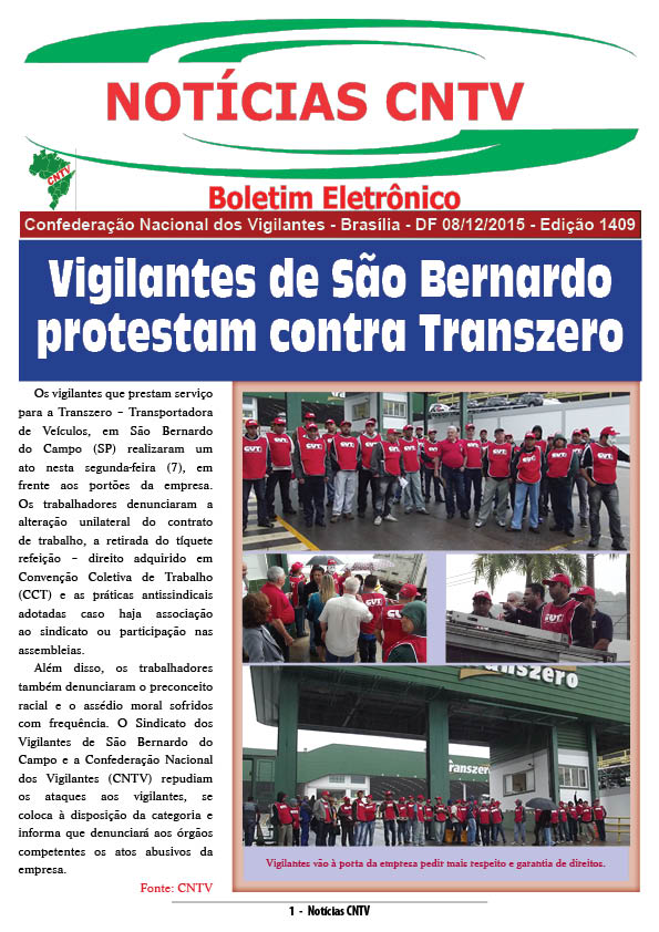 Boletim eletrônico 08/12/2015